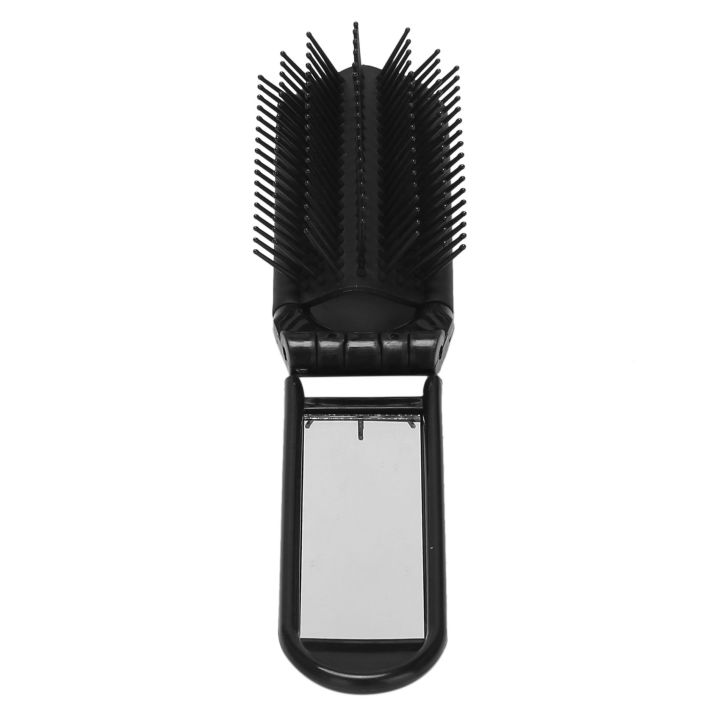 5X%20Portable%20Travel%20Folding%20Hair%20Brush%20with%20Mirror%20Compact%20Pocket%20Size%20Comb-Black%20-%20Image%206