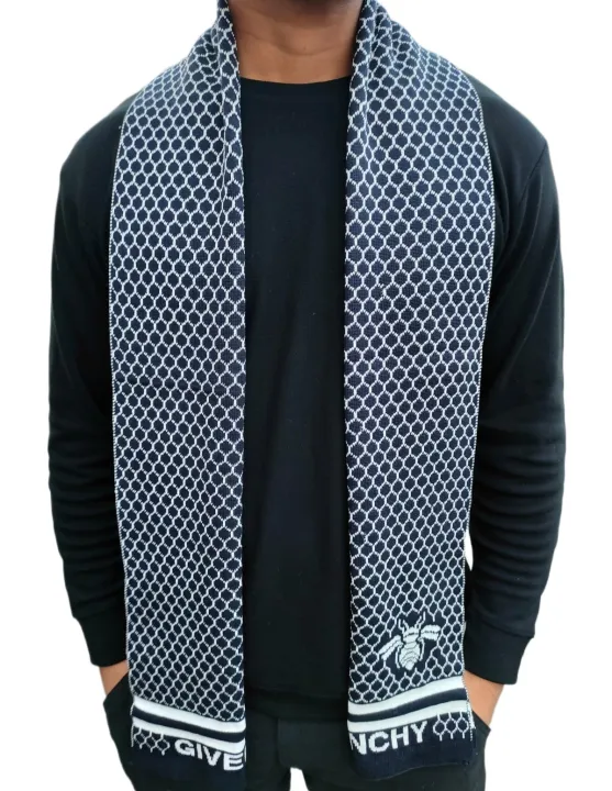 Black%20And%20Grey%20Winter%20Woolen%20Scarf,%20Soft%20Muffler%20Stylish%20Fashion%20Scarf%20For%20Men%20And%20Women%20-%20Image%203