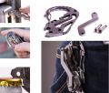 1 set Multifunctional Karabiner Key Holder Ring Key Chain organizer multi tool utility gadget pocket Tools Gift. 