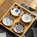 【Trusted】 Japanese Side Dishes Sauce Tray,Porcelain Soy Sauce Dish Sauce Bowl Seasoning Dishes Soy Dipping Sauce Dishes Ceramic Bowl Qingyue. 