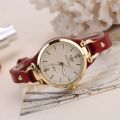 Women Casual Watches Round Dial Rivet PU Leather Strap Wristwatch Ladies Analog Quartz Watch Gift Fashion Wrist Watch. 