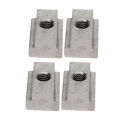 Fastener Bolt Nut Kit, Tie Down D Rings Bed Deck Rail T Slot Nuts Universal Hex Head Bolts for Pickup for SUV. 