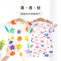 Infant and toddler combed cotton jumpsuit short-sleeved breathable male and female baby summer clothes and thin newborn pajamas for summer.