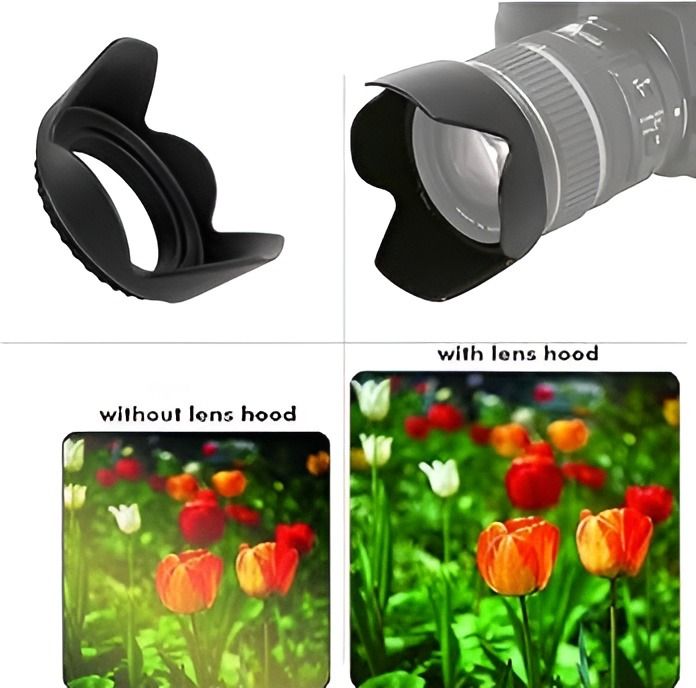 Lens Hood 49mm Tulip Flower for Canon EF 50mm f/1.8 STM Lens