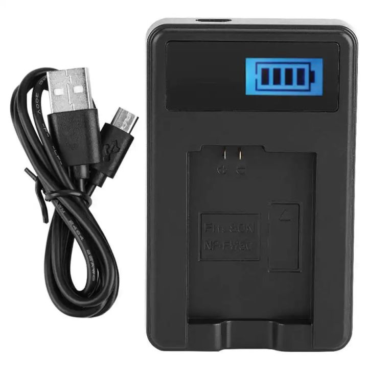 NP-FW50%20Battery%20Charger%20Camera%20Battery%20USB%20Charger%20with%20LED%20Indicator%20Single%20Charge%20for%20Sony%20Alpha%20A6000%20A6300%20A6500%20A7r%20A7%20-%20Image%203