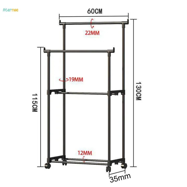 Double%20Rod%20Clothing%20Rack%20Heavy%20Duty%20Portable%20Movable%20Wheel%20Clothes%20Organizer%20for%20Office%20Living%20Room%20-%20Image%207