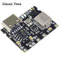 Lithium Li-ion 18650 3.7V 4.2V Charger Board DC-DC Step Up Module USB Type-C 2A Lithium Fast Charge Module.
