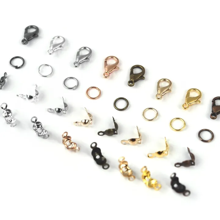 100pcs%20Lobster%20Clasp%20Jump%20Rings%20Connector%20Clasp%20Crimp%20End%20Beads%20For%20Bracelet%20Necklace%20Chains%20DIY%20Jewelry%20Making%20Accessories%20Set%20-%20Image%202