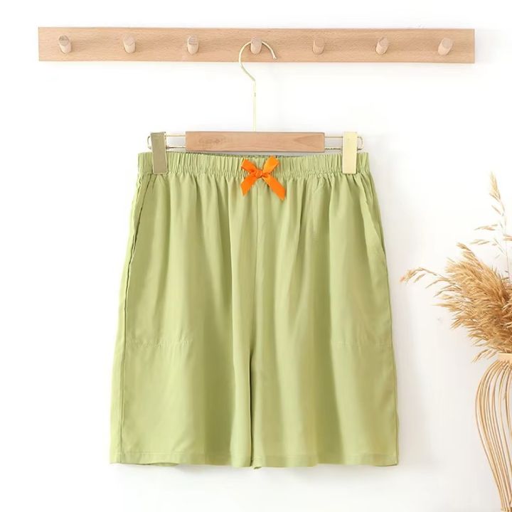 Summer%20Breeze:%20Viscose%20Fiber%20Women's%20Shorts%20&%20Capris%20Set%20-%20Image%204