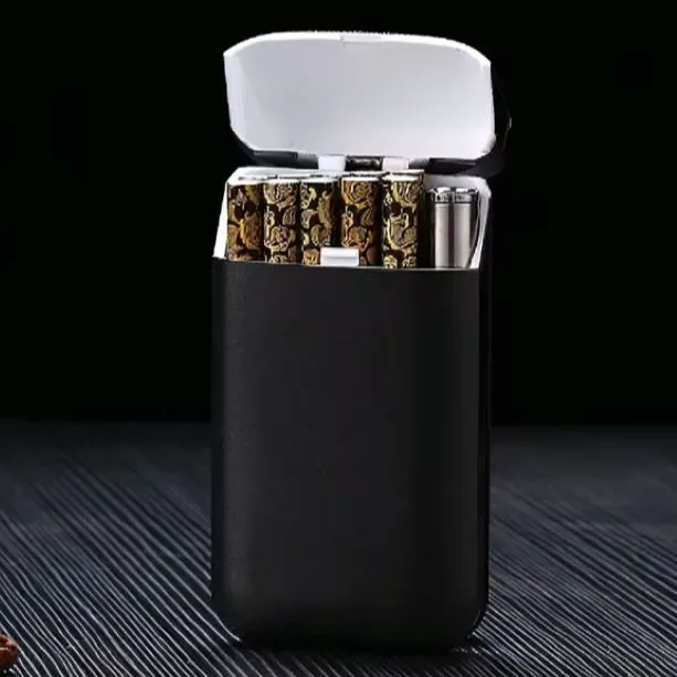 Small%20Cigarete%20Case%20Lighter%20Integrated%20USB%20Rechargeable%20Windproof%20Lighter%20Creative%20Split%20Cigarete%20Lighter%20Men's%20Gadget%20-%20Image%209