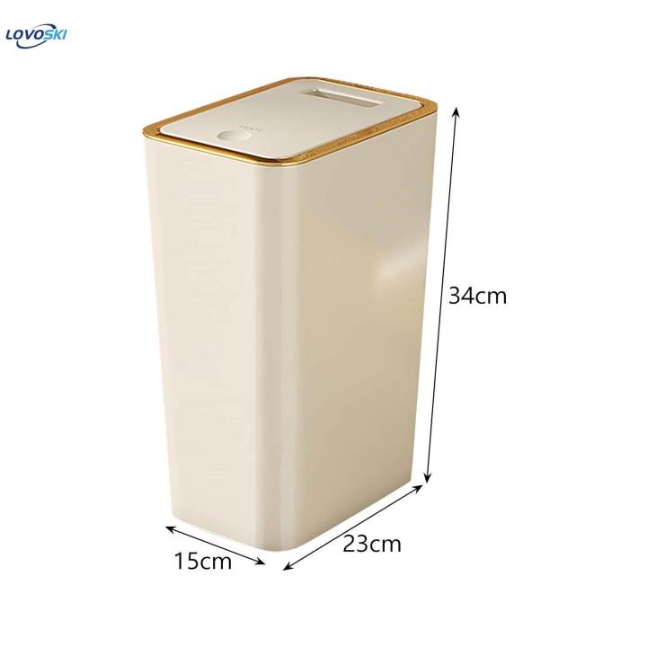 Rectangular%20Dustbin%20Small%20Slim%20Narrow%20Garbage%20Can%20Garbage%20Container%20Bin%20for%20Laundry%20Room%20Home%2012L%20-%20Image%208