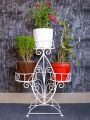 Metal 3-Tier Flower "LOVE" Stand – Stylish & Durable Plant Organizer for Home & Balcony. 