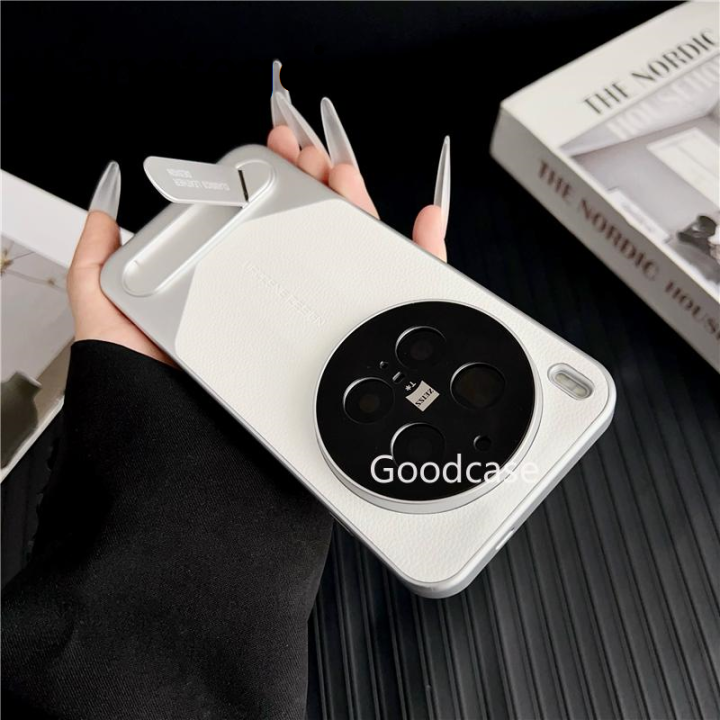 Langtegei%20Casing%20For%20Vivo%20X300%20Pro%20X300Pro%20VivoX300%20Vivo%20X200%20Pro%20Ultra%205G%20Splicing%20color%20Plain%20Leather%20Phone%20Case%20Shell%20bracket%20Back%20Shockproof%20Casing%20Cover%20-%20Image%205