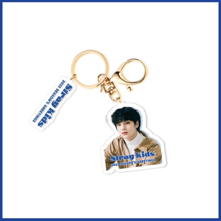 1pcs%20Kpop%20Stray%20Kids%202022%20SEASON'S%20GREETINGS%20Acrylic%20Keychain%20Straykids%20Pendant%20Key%20chain%20-%20Image%205