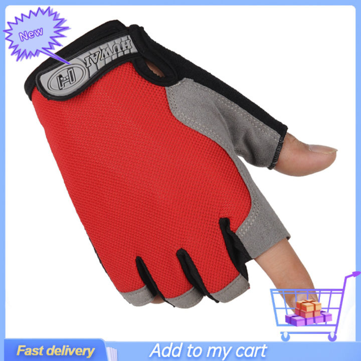 1Pair%20Bicycle%20Mountain%20Bike%20Lightweight%20Yoga%20Training%20Non-slip%20Half-finger%20Glove%20-%20Image%202