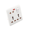 8 Pin Multi with 2 Pin and Dual 3 Pin Combined Function Universal Socket with Switch 8Pin. 