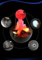 False Flame LED Light Decoration 220V Simulation Fire Electronic Lights Props For Home Decoration. 