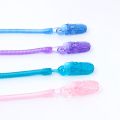 " Baby pacifier clip, pacifier chain, teether chain toy chain anti-drop hanging chain buckle spring chain -1pcs". 
