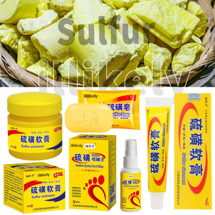 Sulfur%20Antibacterial%20Cream%20Soap%20Spray%20Set%20Psoriasis%20Eczema%20Anti-itch%20Relief%20Rash%20Urticaria%20Desquamation%20Ointment%20Body%20Skin%20Care%20-%20Image%202