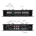 4-Channel C-ar Audio Amp-lifier 5800W High-Power Amp 12.0V Ultra-Thin Four-Way Power Amp-lifier Class A/B. 