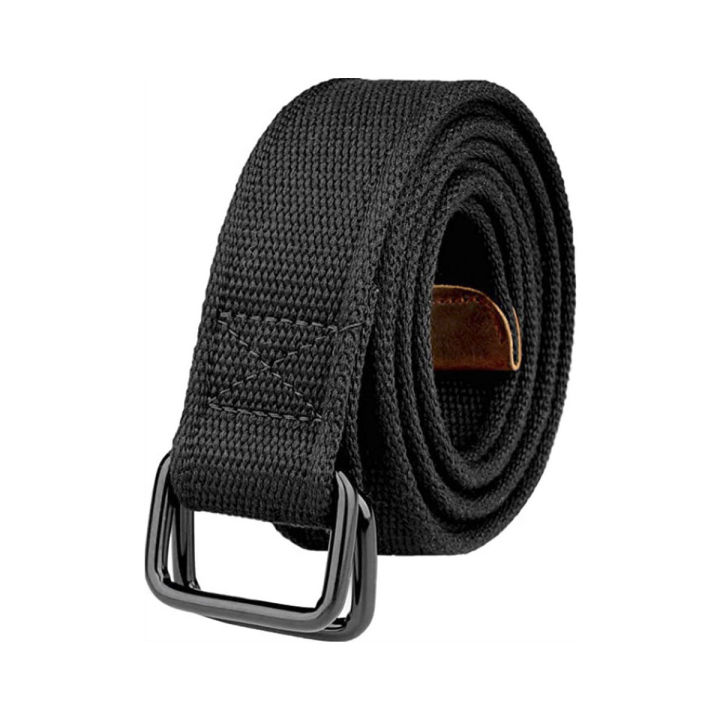 Kamro Plus Free Size Long Double Ring Big Mens Canvas Fabric Cloth Belts Multi Collor - Belt