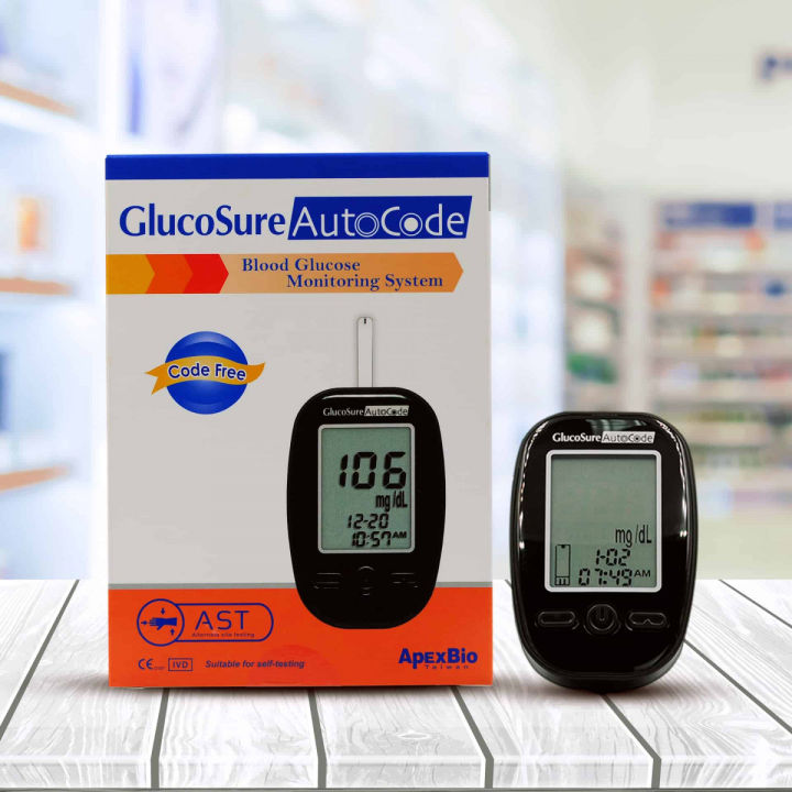 GlucoSure AutoCode Blood Glucose Monitoring System with 10 Blood ...