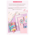 5-In-1 Book Cover Guide Stainless Steel Metal Bookbinding Cover Tool for Scribe Marking Album Notebook Gauge Ruler Durable Easy Install Easy to Use.