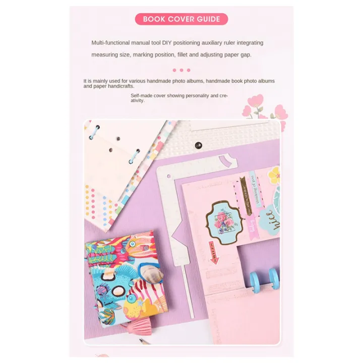 5-In-1%20Book%20Cover%20Guide%20Stainless%20Steel%20Metal%20Bookbinding%20Cover%20Tool%20for%20Scribe%20Marking%20Album%20Notebook%20Gauge%20Ruler%20Durable%20Easy%20Install%20Easy%20to%20Use%20-%20Image%202