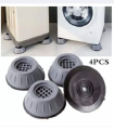 4 pice anti-vibration foot padsing machine rubber mat anti-vibration pad dryer non-slip universal fixed washing machine stand-washing machine cover. 