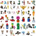 3D DIY Cartoon Figures Blocks Collect God Graduate Students Circus Clown Carrot Man Chicken Man Cowboy Doll Puzzle Kids Toys Superman.