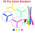 20pcs/Lot Pull String Flying Saucers Toys for Children Boys Girls Helicopters Lawn Outdoor Sports Games Plastic Flying Discs UFO. 