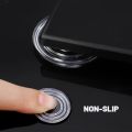 10/50PCS Round Glass Table Top Bumpers Furniture Transparent Silicone Table Pads Soft Non Adhesive Anti Slip Rubber Suction Pad. 