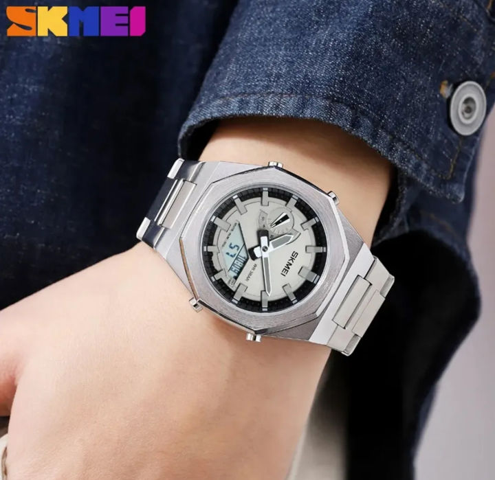 SKMEI%20Dual-Display%20Electronic%20Watch%20With%20Luminous%20Waterproof%20Steel%20Strap%20Fashion%20Business%20Wristwatches%20For%20Men%201816%20-%20Image%205