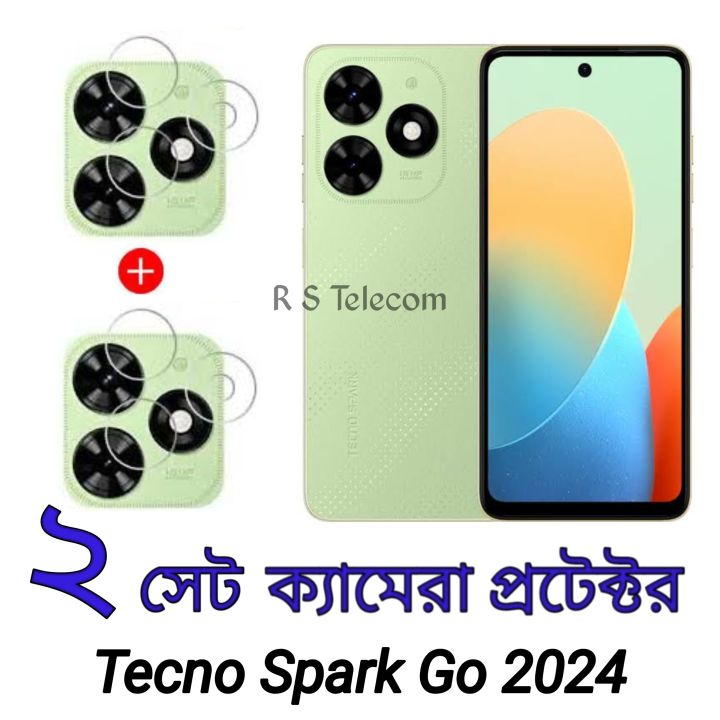 2 Set Camera Protector For Tecno Spark Go 2024