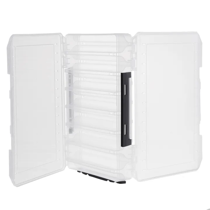 Enrich%20your%20life%20Fishing%20Lure%20Bait%20Hook%20Tackle%20Double%20Sided%20Storage%20Box%20Tan%20Case%20Clear%20Waterproof%20--%20Clear%20/%20Brown%20-%20Image%205