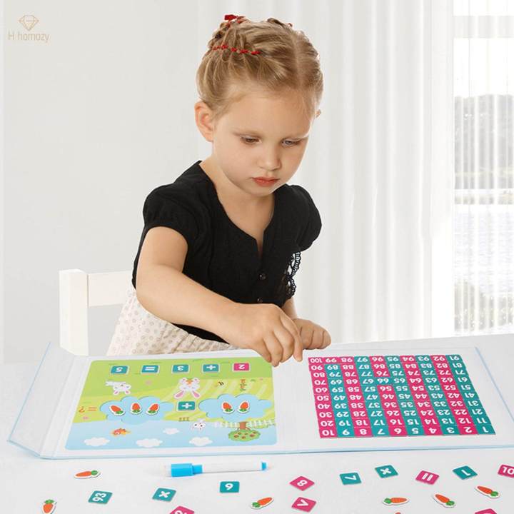 Hundred Number Board Set Math Counting Hundred Board Toy for girls