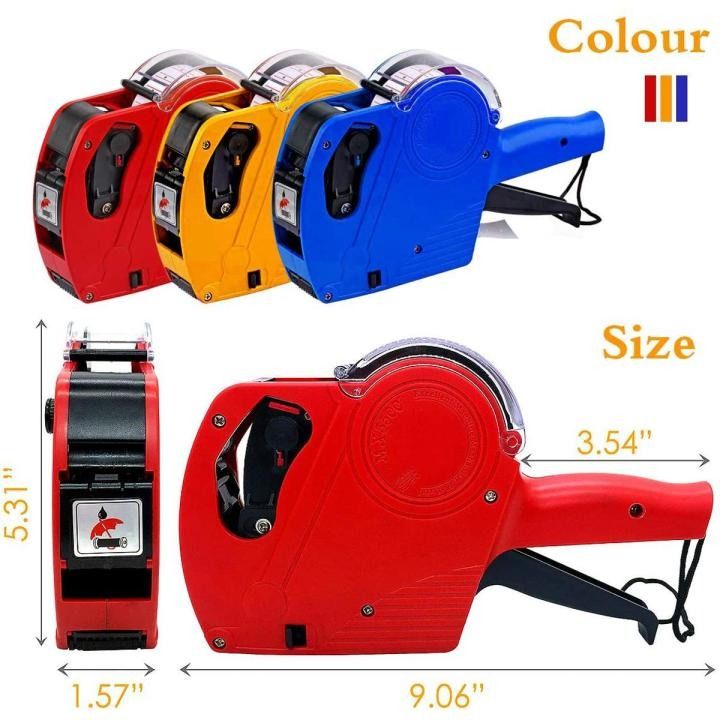 Price Tag Label Machine – Single Row Price Labeller for Shop & Retail Use (Any Color)