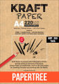 Brown Kraft Art Card 10 Sheets A4 size | Perfect thickness for printing drawing painting crafting.