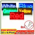 P10 Single Color Red Green Blue Yellow White LED Module smd 32x16 Pixel 320x160 mm Size 12x6 inch for LED Messeges display Scrolling Text led signboard.
