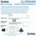 AJ-SR04M Waterproof Sensor Ultrasonic Distance Sensing Module.