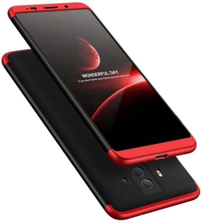 Samsung J7 Duo 360 Degree Back Cover - Red and Black