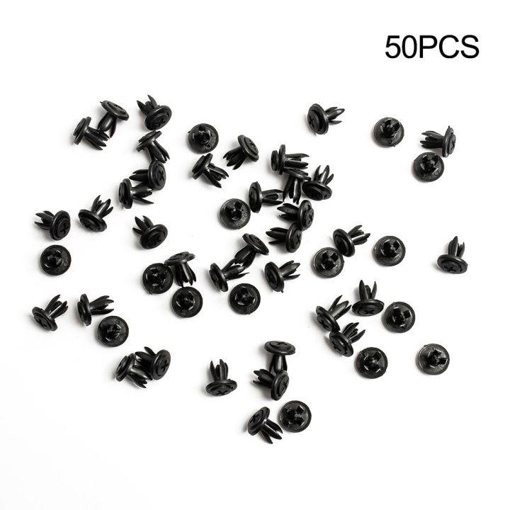 Fastener%20Push%20Pin%20Clips%20Push%20Pin%20Clip%20Black%20Accessories%206mm%20Hole%20Dia%20Plastic%20New%20-%20Image%204