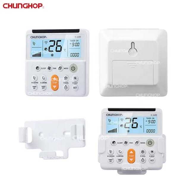 CHUNGHOP%20K-660E%20Wall%20Mount%20Smart%20AC%20Remote%20IR%20Universal%20Air%20Conditioning%20Remote%20Control%20-%20Image%202
