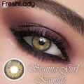 New Freshlady Stunna Girl Kamille Color Contact Lens With Regular Kit Box For Men & Women/Unisex.New Fashion Eye Exclusive. Freshlady Stunna Girl Series. #kamille. 