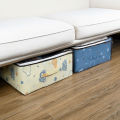 Household under-bed storage box foldable non-woven clothes quilt toy blanket storage storage box storage bag bag. 