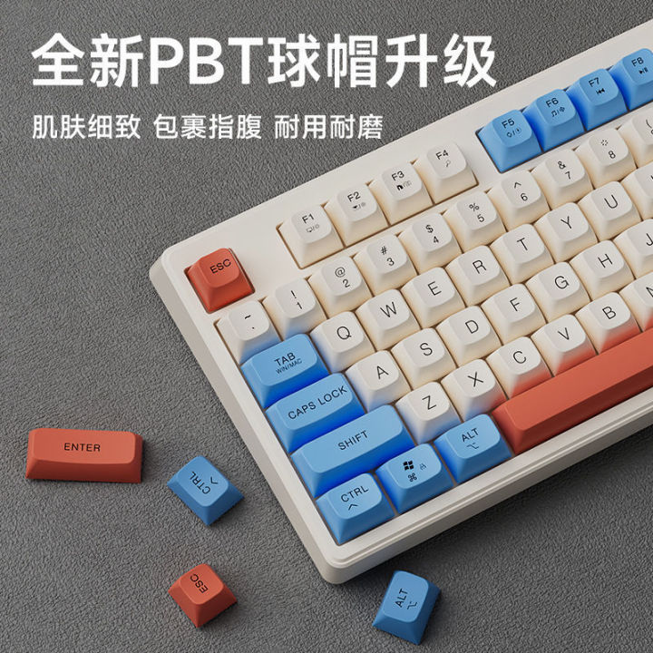 M87 Bluetooth Wireless Keyboard Mechanical Feeling Mute Office Computer Mouse Good-looking Home Key Mouse Suit