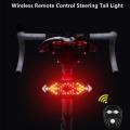 Bicycle Tail Light USB Rechargable Smart Wireless Remote Control Turn Signal LED Rear Break Light (Black) - সাইকেল - সাইকেল. 