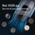 4500Pa Powerful Suction Car Vacuum Cleaner 100w High Power Wireless Vacuum Cleaner Household Rechargeable Vacuum Cleaner-Wireless White. 
