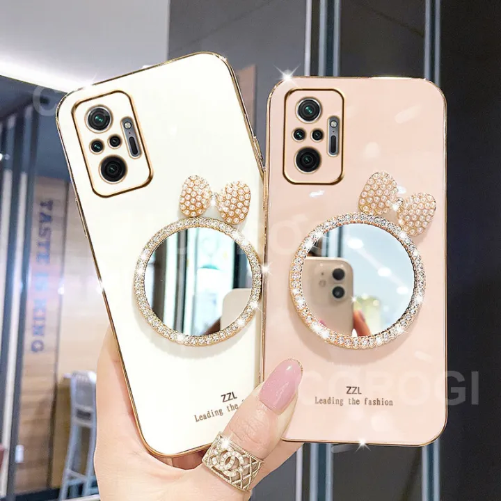 For%20Xiaomi%20Redmi%20Note%2010%20Pro%20Max%20Back%20Cover%20+%20Bowknot%20Makeup%20Mirror%20Fashion%20Shiny%20Plating%20Square%20Bumper%20Bling%20Girls%20Phone%20Case%20Soft%20TPU%20Silicone%20Shockproof%20Back%20Cover%20-%20Image%205