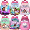 Cute Gabby Cats Schoolbag Gabbys Dollhouse Backpack Kids Kindergarten Backpacks Children Cartoon Bookbag Baby Girls Bags Mochila.